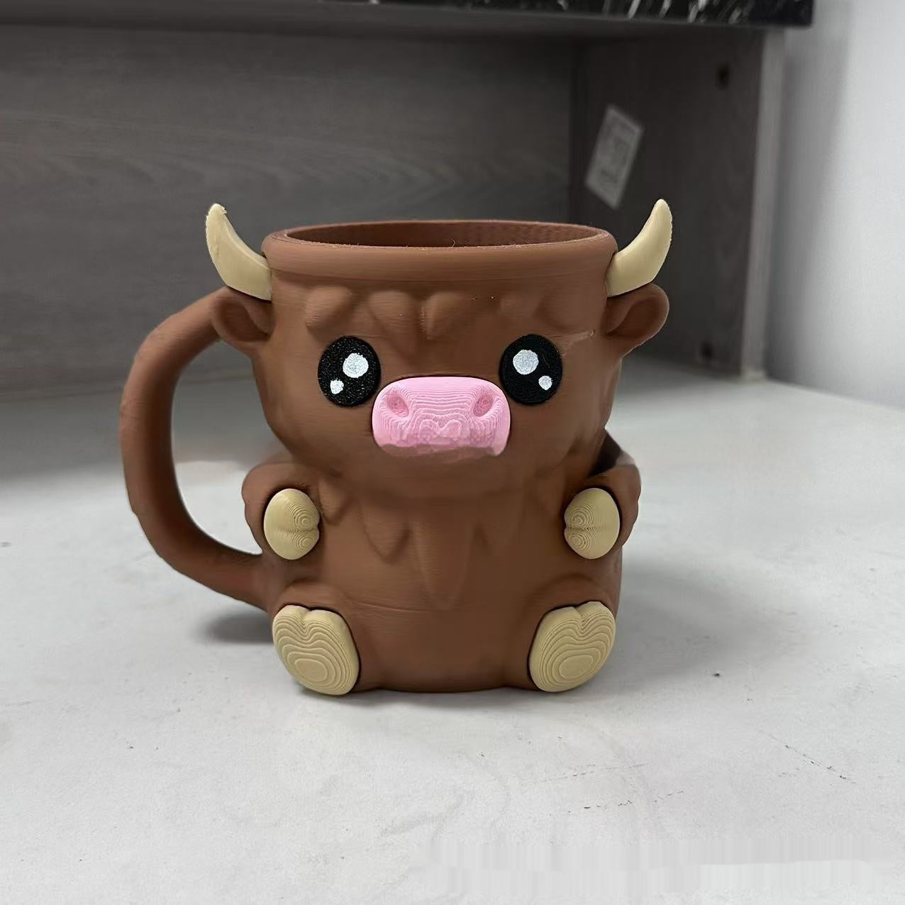 Personality Penguin Highland Cow Cup